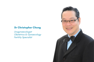 Dr Christopher Chong is a urogynecologist, obstetrician, and gynecologist at Sincere Healthcare Group.