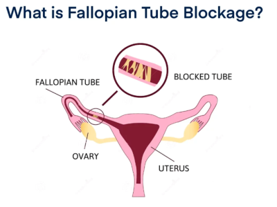 Fallopian tube blockage happens when the tubes get blocked or scarred, often from past infections.